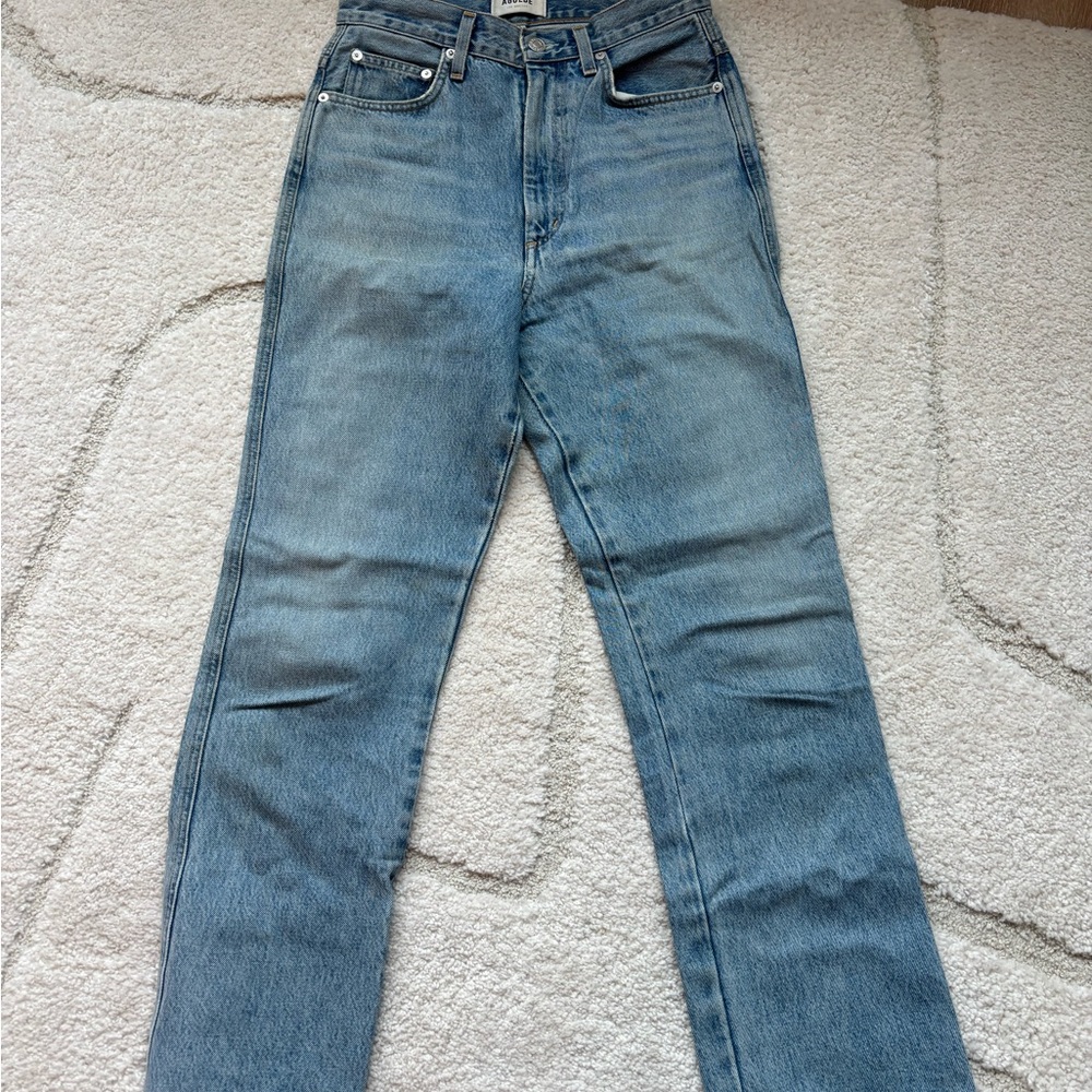 Agolde Pinch Waist High Rise Straight Leg